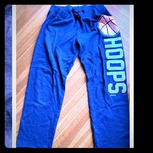 Justice Girls HOOPS Blue Sweatpants Sz 14
